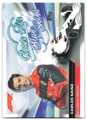Carlos Sainz 2022 Topps Formula 1 Clean Air Blue Skies CABS-CS NM