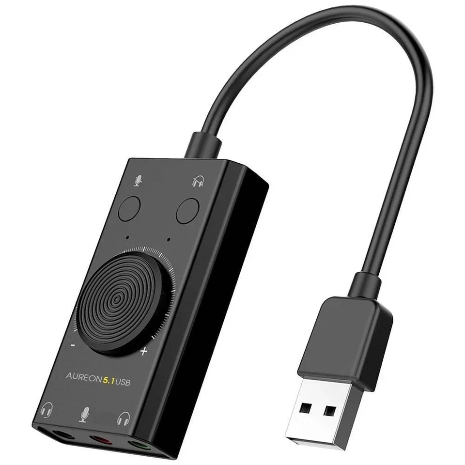 Terratec AUREON 5.1 USB 5.1 Soundkarte Extern - Bild 2 von 3
