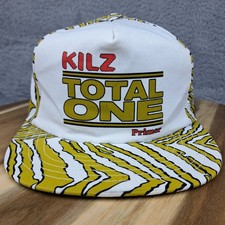 Vintage Kilz "The Original" Primer Paint  Hat Cap Snap Back Total One Made USA