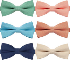 8 PACKS Elegant Adjustable Pre-tied Bow Ties for Men Boys 1 4 5 6 8 Pack for op