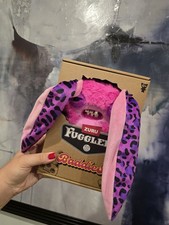 Zuru Fuggler Baddies Lord Long Ears Pink Funny Ugly Monster Plush Toy Brand NEW