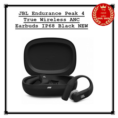 JBL Endurance Peak 4 True Wireless ANC Earbuds IP68 Schwarz NEU