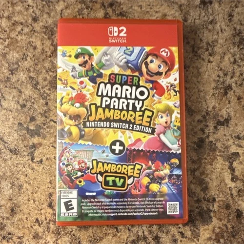 Nintendo Super Mario Party Jamboree Switch 2 Edition + JamboreeTV Case & Cartri…