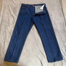 Wrangler Men's Jeans 31K Relaxed Fit Bootcut 36x30 Medium Blue Denim