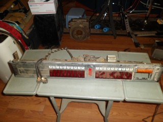 WURLITZER 2710 JUKEBOX part: Untested BUTTON RACK & CABLES