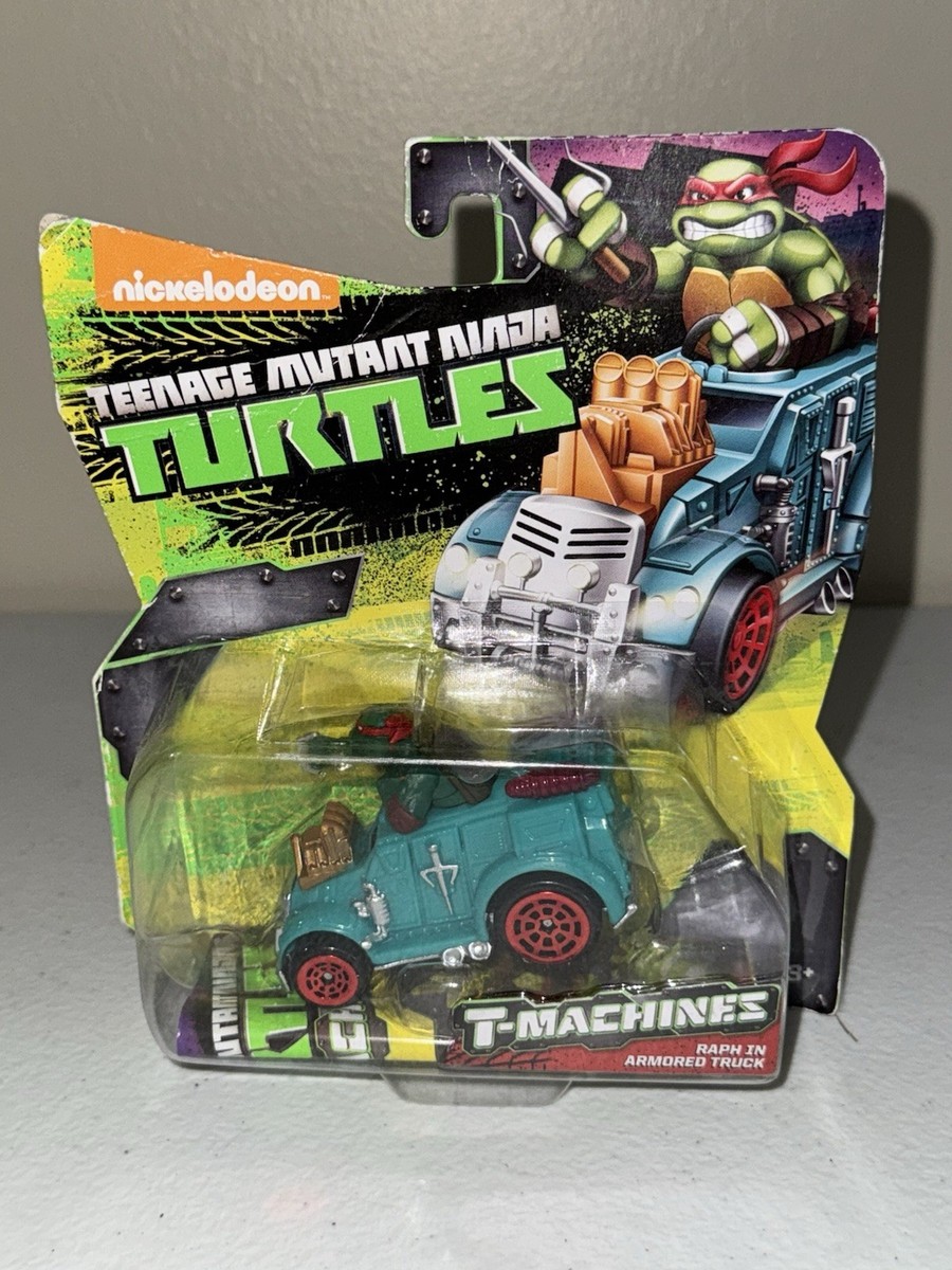 Tmnt T-machine Car Pizza Truck With Raph Teenage Mutant Ninja