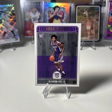 2017-18 Panini NBA Hoops De'Aaron Fox #255 (RC) Rookie Card