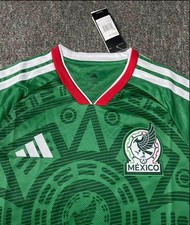 adidas Mexico National Team Soccer Jersey Shirt in Green, White & Red