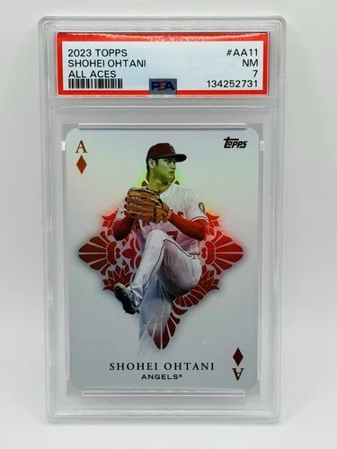 2023 Topps Series 1 - All Aces Shohei Ohtani #AA-11 PSA 7