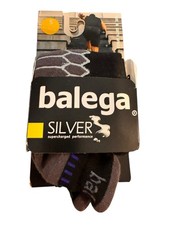 Men's Balega Gray Black Athletic No Show Socks S