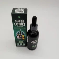 Super Lungs Mullein Drops – Herbal Lung Support Tincture with Mullein Leaf Ex...