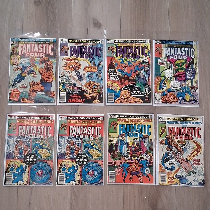 Marvel Fantastic Four Comic Book Lot Multiple Issues Color English US Comics