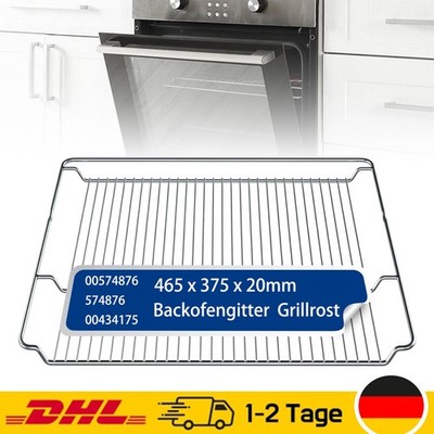 Grillrost Backrost Rost für Backofen 465x375mm kompatibel Bosch Siemens 00574876