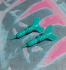 Vintage 1991 TMNT Ninja Turtles Needlenose Bug Vehicle Mosquito Missile Part Lot