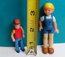 Fisher Price 1981 Dollhouse Boy And Girl Vintage Kids SHIPS FROM USA