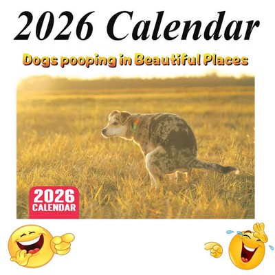 Humorvoller Hundekalender 2026 Wandplaner witzige Tagesplaner Wandkalender