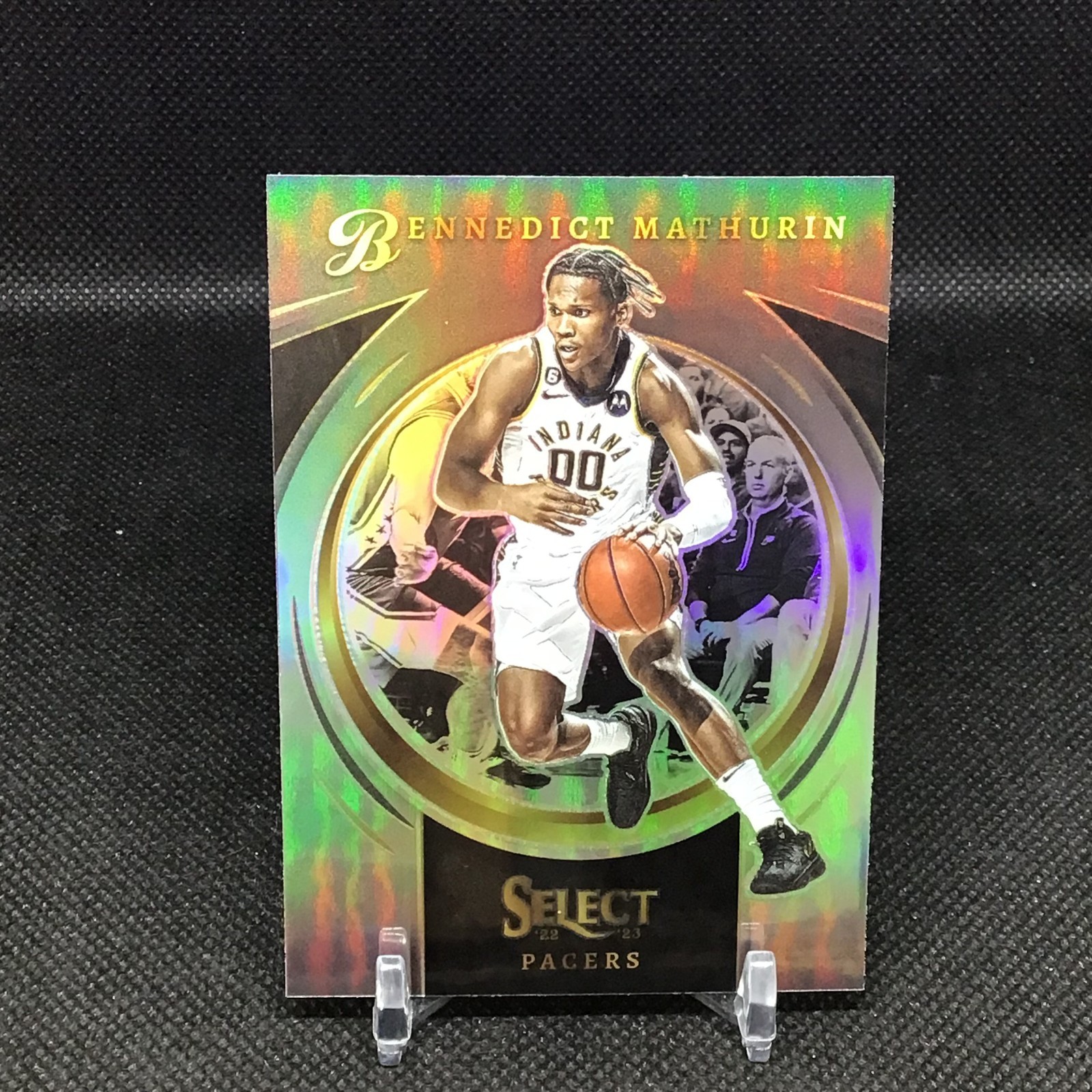 2022-23 Panini Select #6 Bennedict Mathurin Select Certified Silver Prizms