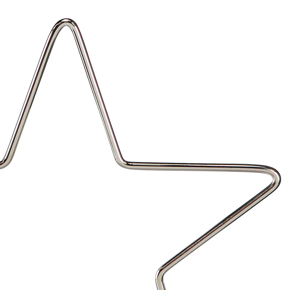 Deko Stern Weihnachten Silber Hängend Ø15cm 6er Set - Bild 2 von 3