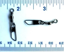 1000 GT Black Barrel Safety Snap Swivels size 10 (20 lb test) - bulk