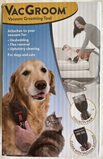 Pet Grooming Vacuum Dog Hair Attachment Groomer Shedding Tool