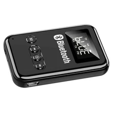 Bluetooth FM Transmitter Adapter Car Stereo Audio Wireless Music Receiver TV PC