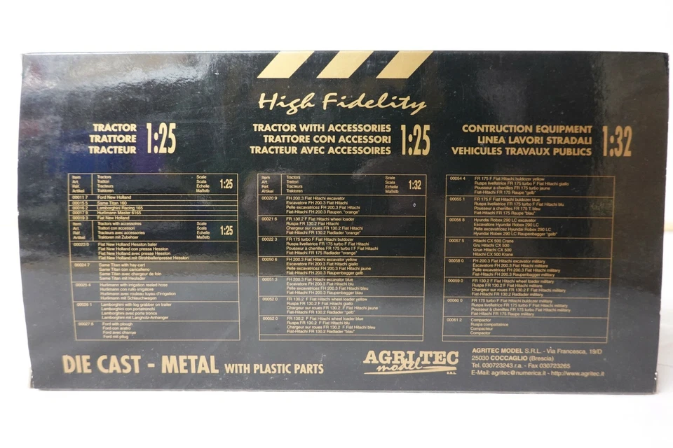ROS 000612 FIAT-HITACHI LOADER 1:32 SCALE N.I.B. - Image 3 of 4
