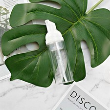 2oz 60ML Soap Dispenser Foam Foaming Liquid Pump Bottle Clear Plastic Travel