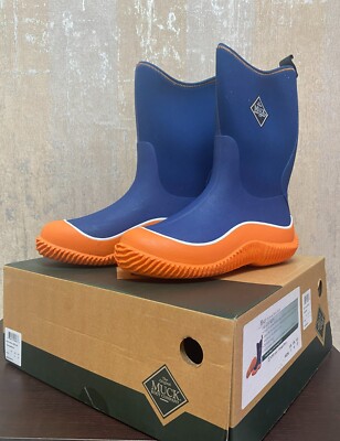 Original Musk Boots Kids' Company Muck Boot Hale Blue Orange