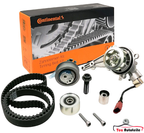 CONTINENTAL Zahnriemensatz Wasserpumpe mit sensor für Audi Seat Skoda VW 2.0 TD - Bild 1 von 1