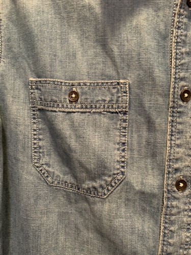Target Toms Denim button down long sleeve Large - Picture 3 of 10