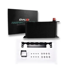 19 Row 10AN Universal Aluminum Engine Transmis?sion Oil Cooler W/Bracket Kit