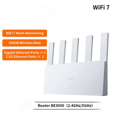 Router Wi-Fi 7 2.4/5GHz Dual-Frequency High-Speed Network Port Signal Amplifier