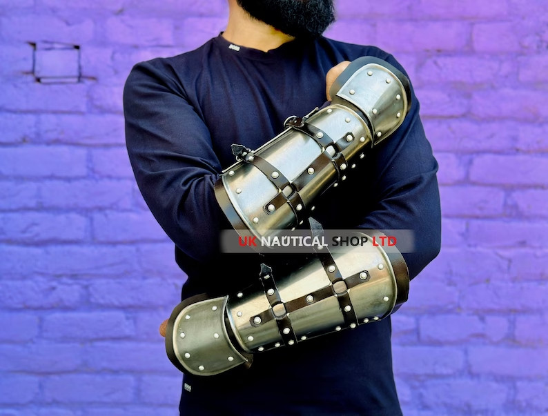 Brazaletes de cosplay de brujo - Disfraz de cosplay de oso - Armadura Larp - ...