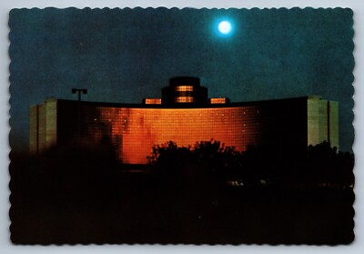 Postcard Hyatt Regency Hotel Dearborn Michigan Sunset View Unposted