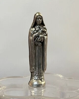 MINI STATUE STE THÉRÈSE PORTE-BONHEUR / MINI STATUE ST THERESA LUCKY CHARM METAL