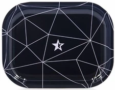 Famous Brandz SPACE Metal ROLLING Tray ROLLING Paper MAKER Premium SMALL *USA*