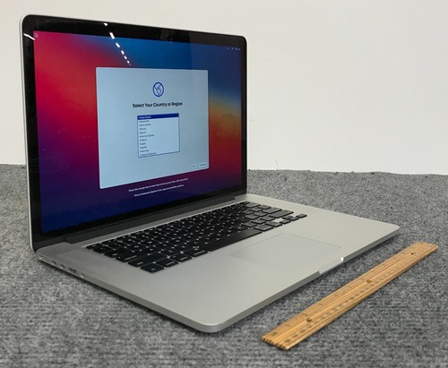 Apple MacBook Pro A1398 MJLT2LL/A 2015 2K 15.4" Laptop i7-4870HQ 16GB 512GB NVMe