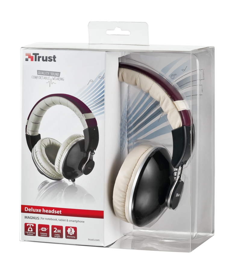 Trust 18615 AURICULAR CON MICRÓFONO MAGNUS DELUXE HEADSET eBay