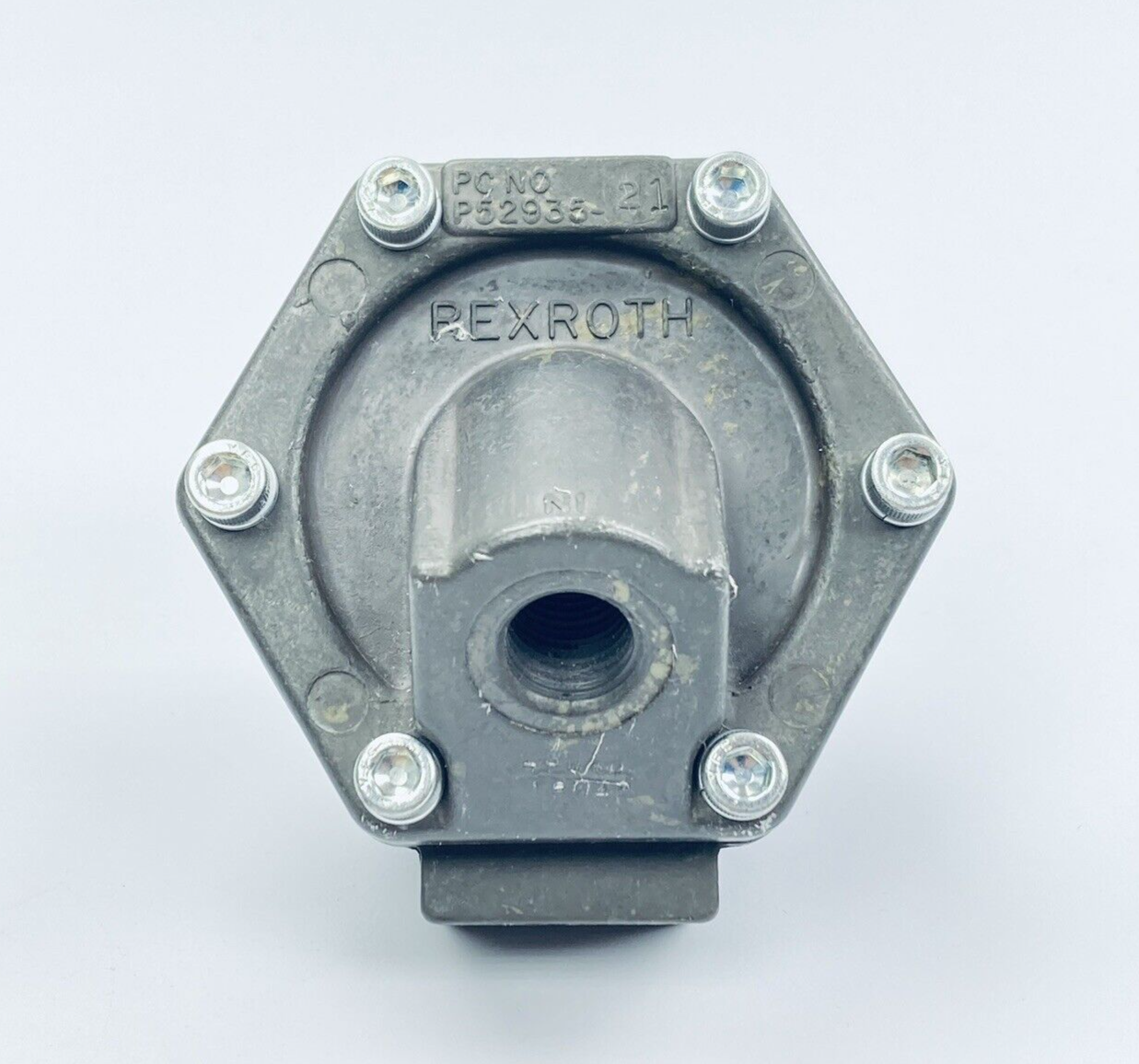 UNUSED REXROTH P5293521 QUICK RELEASE PNEUMATIC EXHAUST VALVE 1/2