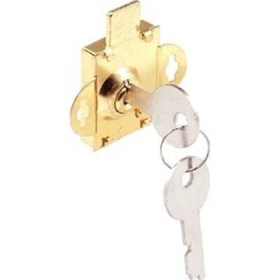 BRASS PLATED MAIL BOX LOCK 2 KEYS NO. 861BL Franklin Mfg.