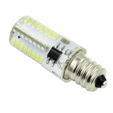 10pcs E12 Candelabra C7 LED Bulb 2.6W 64 3014SMD Lamp White 6000K 110V 120V H