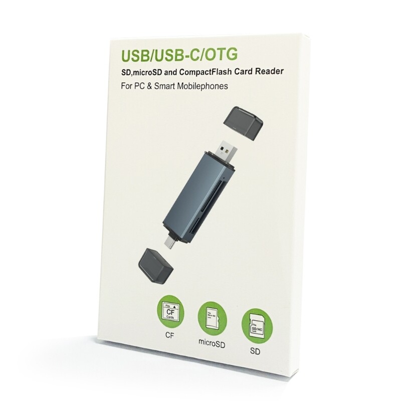Lettore Di Schede MicroSD USB 2.0 - Universale E Resistente Con Cappuccio Protettivo