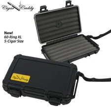 Cigar Caddy XL 60-Ring Gauge Humidor 5-Capacity