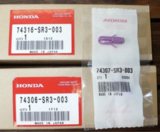 Honda Civic 92-95 Molding Assembly L R Front Windshield Side With Clip Genuine