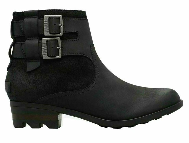 sorel black ankle boots