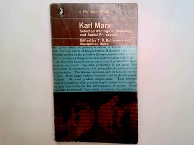 Karl Marx: Ausgewählte Schriften der Soziologie und Sozialphilosophie. - Unten, Gr.