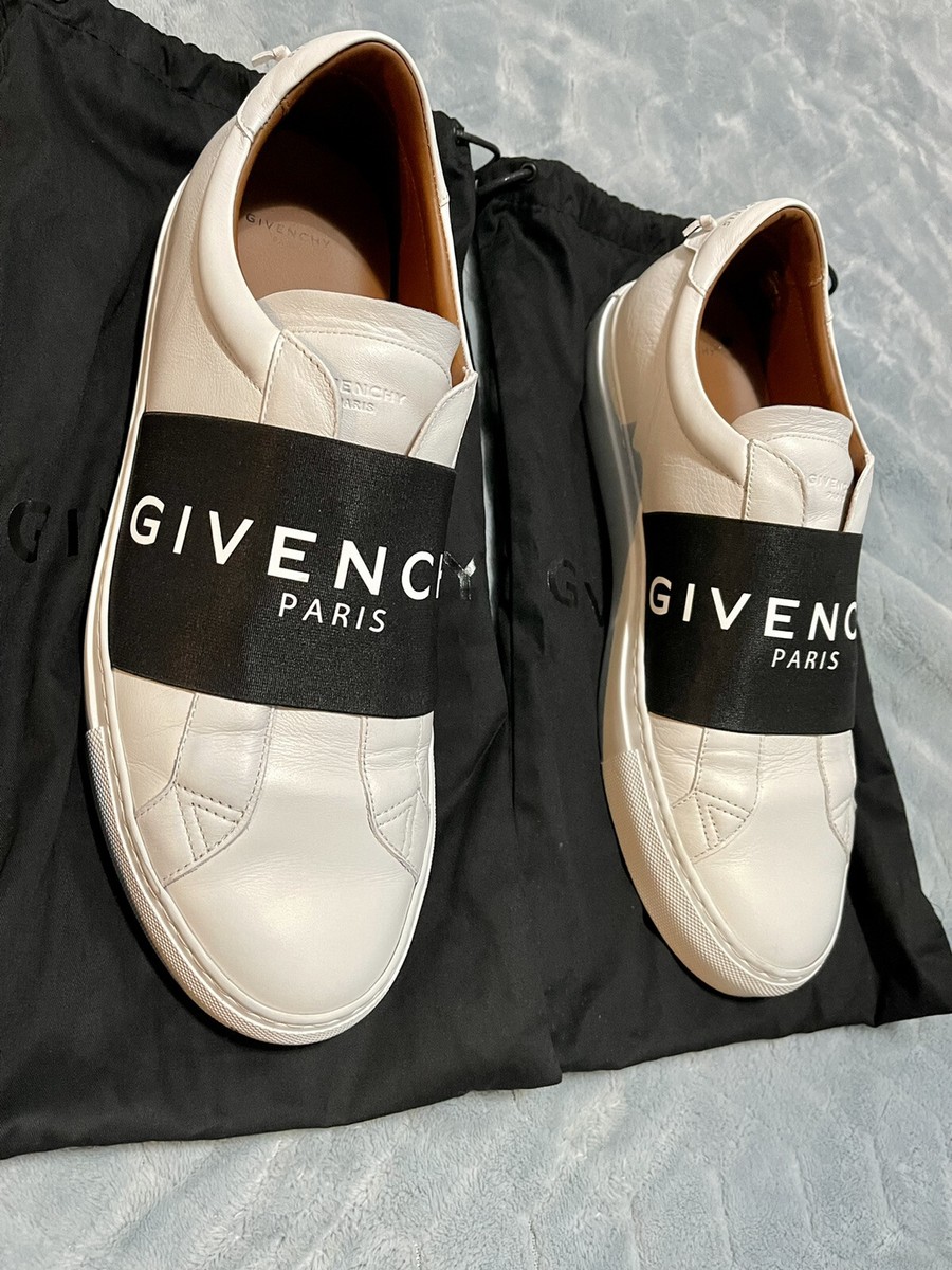 Givenchy SNEAKERS IN LEATHER WITH WEBBING size 11US