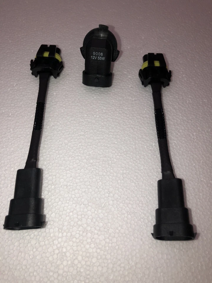 Hb4/9006 BULB Connector to H11 H9 H8 Conversion Pigtail Harness plug &play - Image 3 of 4