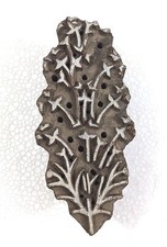 Wooden hand carved Printing Stamp Block for Fabrics Printing ZEFB-216