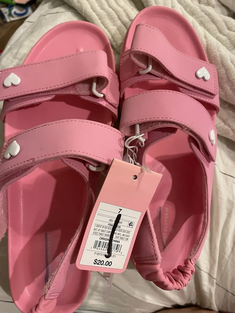 Target pink cheap sandals